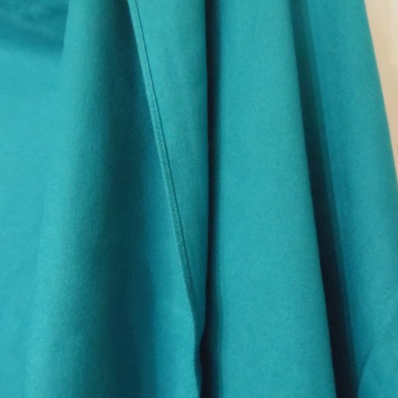 VALERIE STEPHENS SHAWL... DEEP AQUA - Picture 3 of 6